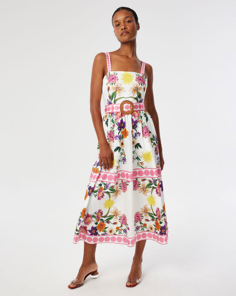 Ninet Cotton Midi Dress - Botanica