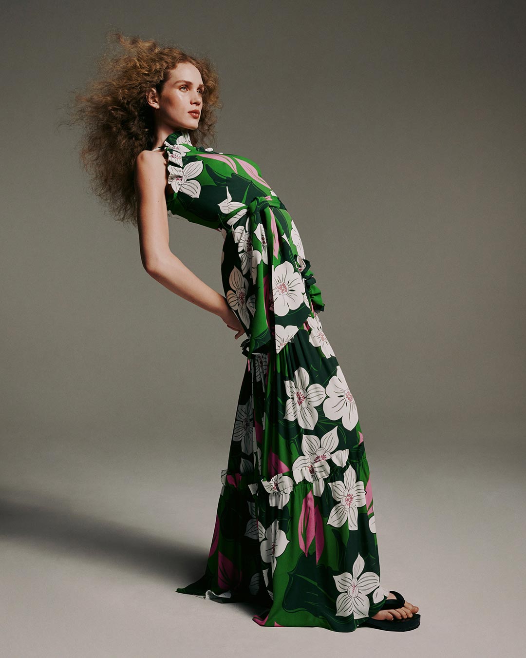 Tatiana Crepe Maxi Dress - Obscura