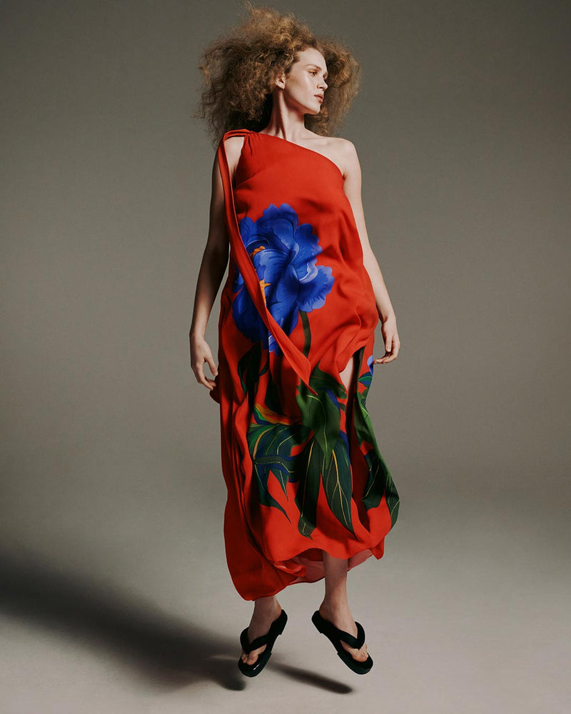 Lani Crepe Maxi Dress - Floral