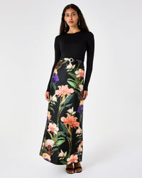 Paz Taffeta Skirt - Majestic Black media 2