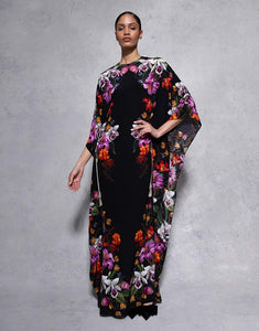 Eloise Crepe Maxi Dress - Painterly Flower