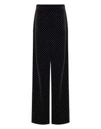 Henley Velvet Trouser - Crystal Black - SALE