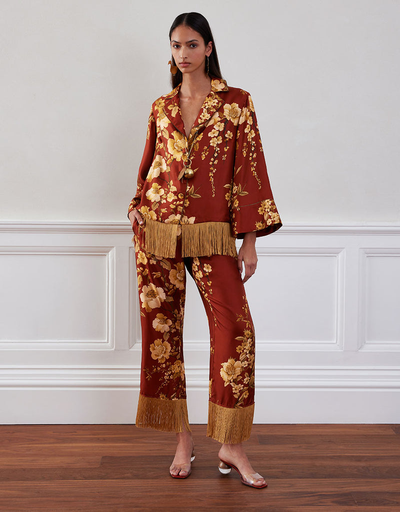 Haven Twill Trouser - Cherry Blossom Brown