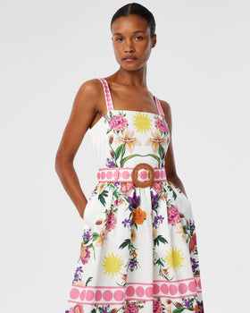 Ninet Cotton Midi Dress - Botanica