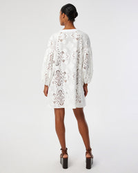 Harlow Lace Mini Dress - White