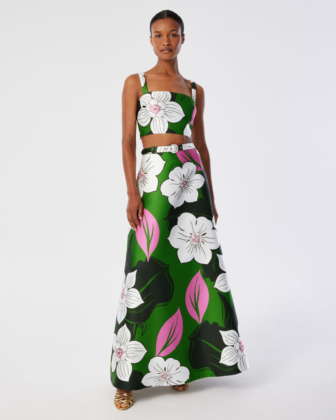 Bellamy Taffeta Skirt - Obscura