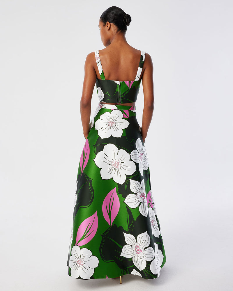 Bellamy Taffeta Skirt - Obscura