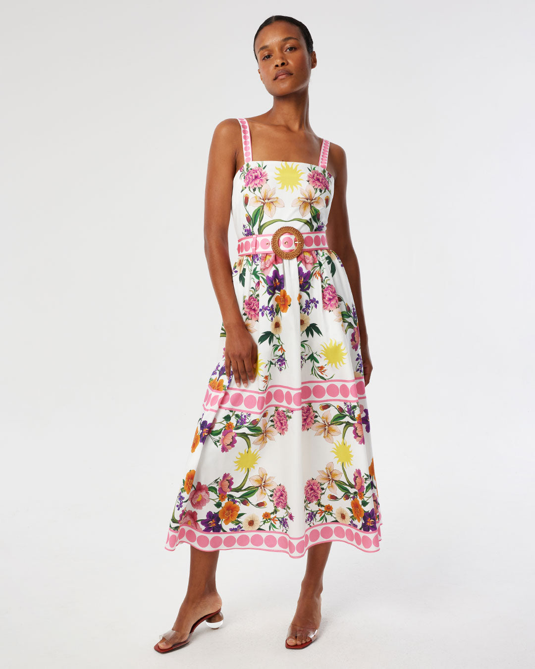 Ninet Cotton Midi Dress - Botanica media 2