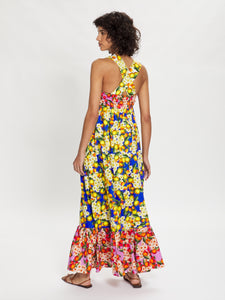 Mila Multi Floral Maxi Dress – Multicolour